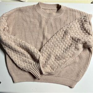 Creamy rose colored sweater
